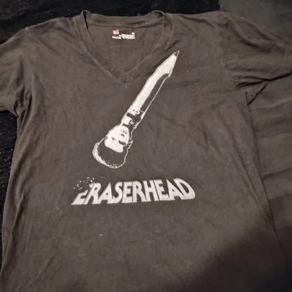Eraserhead Black Cotton T-Shirt - Picture 2 of 4